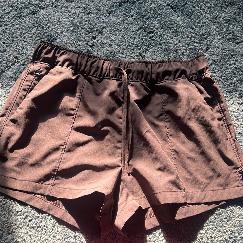 90 Degree By Reflex Women's Brown Athletic Shorts